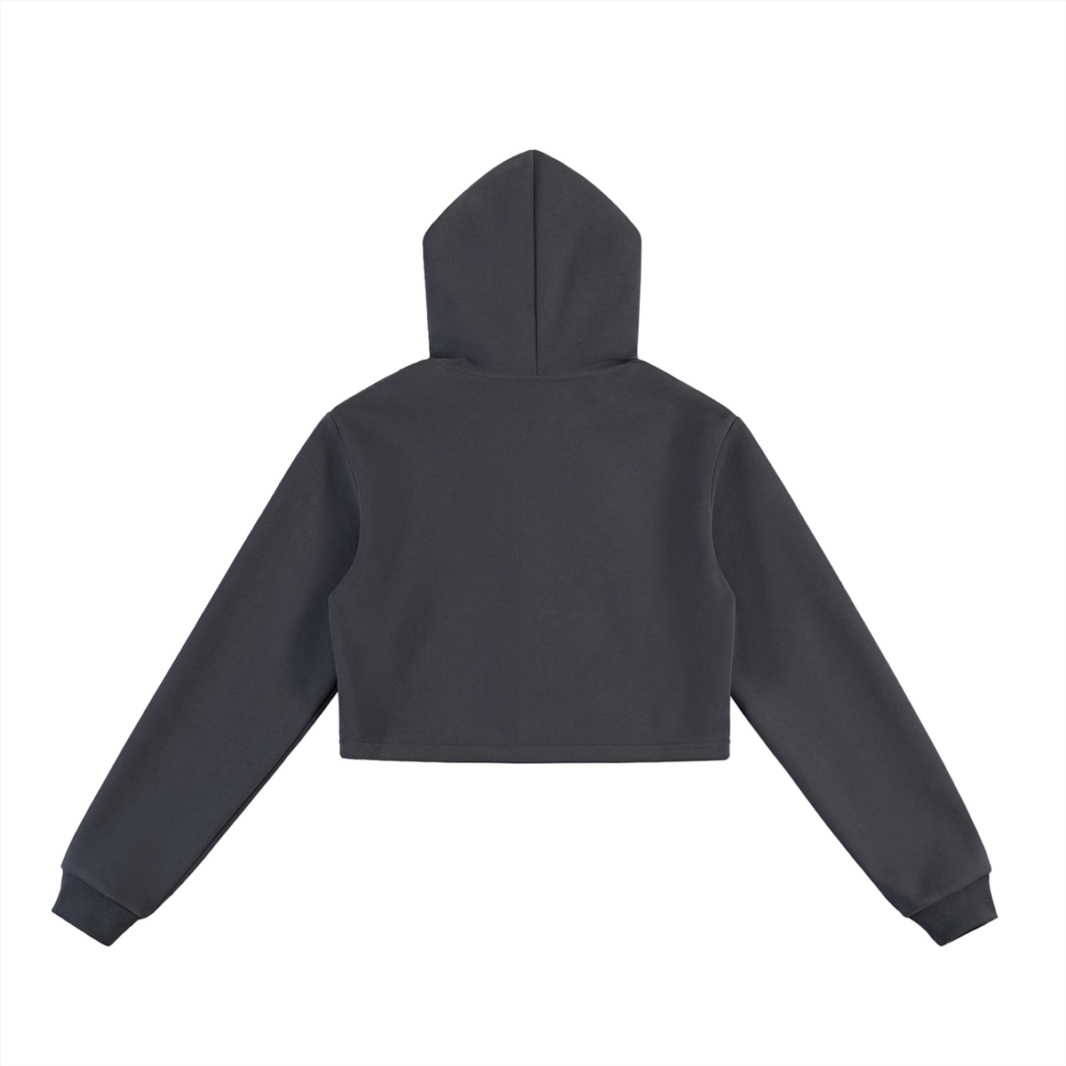 Smeristik Essential Cropped Zip-Up Hoodie
