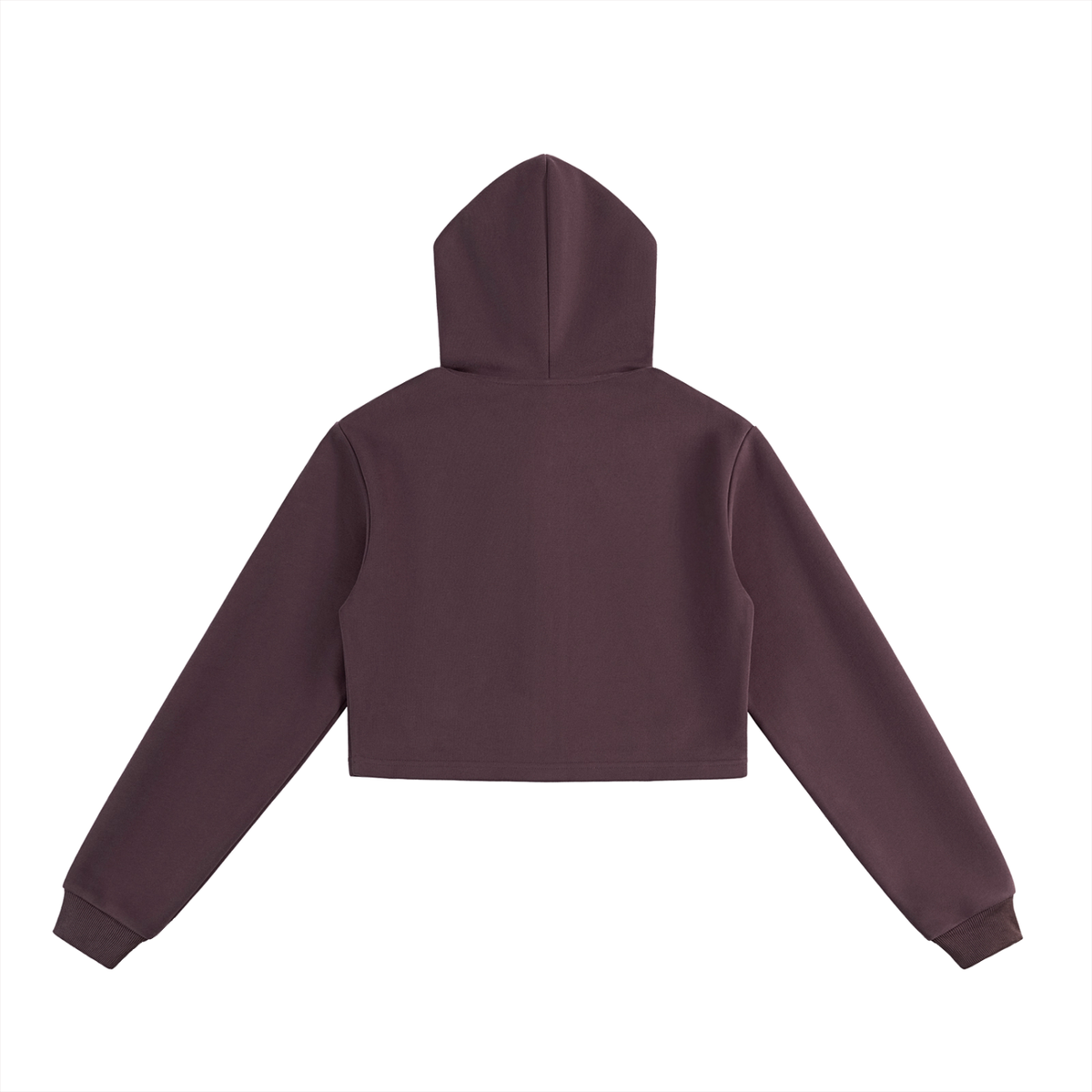 Smeristik Essential Cropped Zip-Up Hoodie