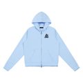 Smeristik “In God I Trust” Women’s Raw Edge Full-Zip Hoodie
