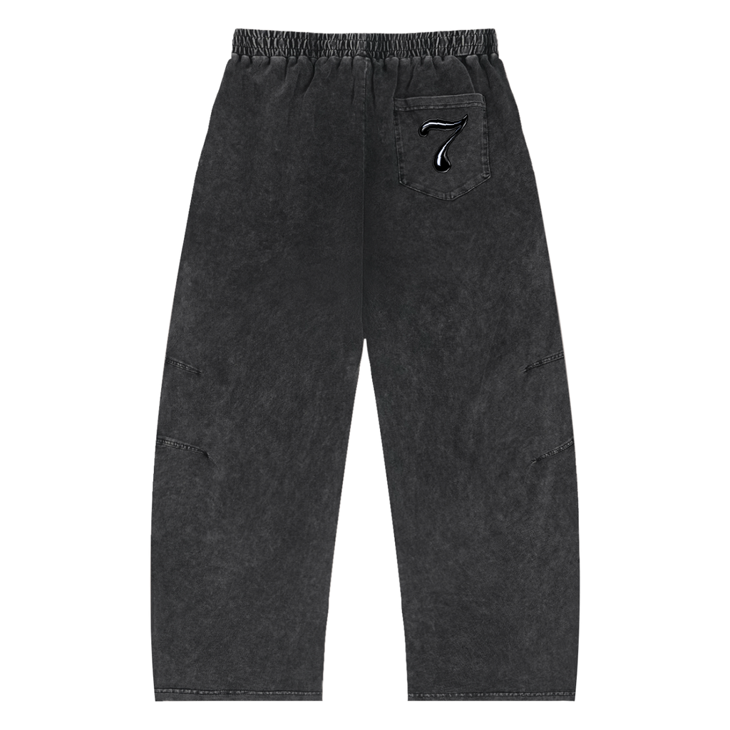Smeristik Snow Wash Drawstring Cotton Pants