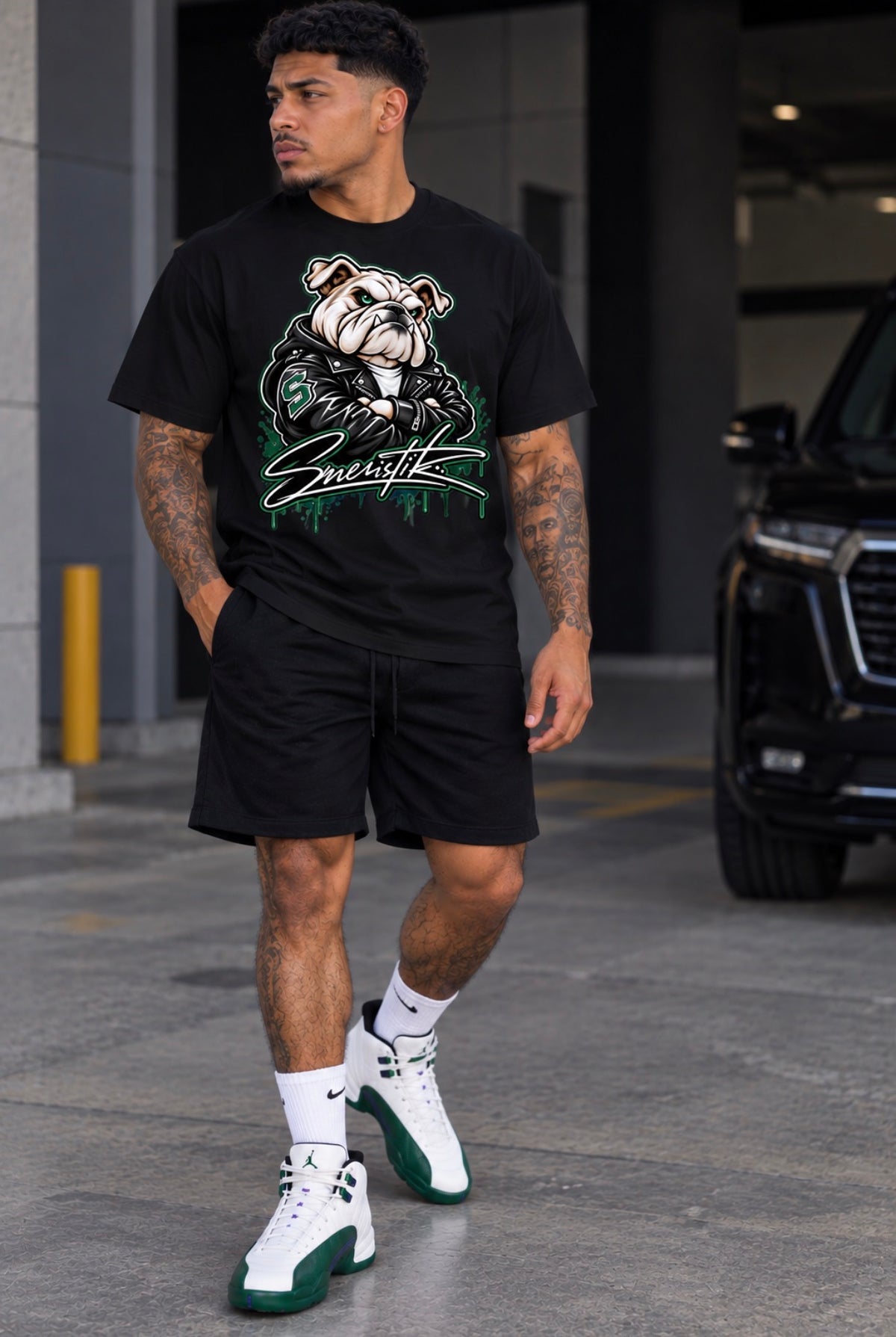 Smeristik Bulldog Graphic Tee