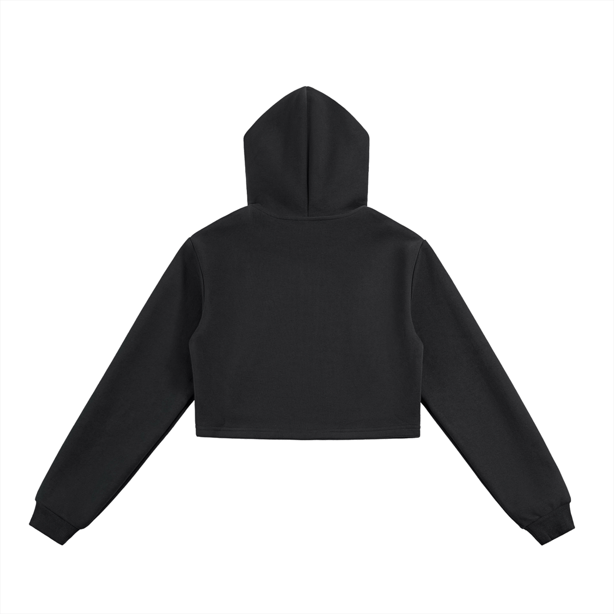 Smeristik Essential Cropped Zip-Up Hoodie