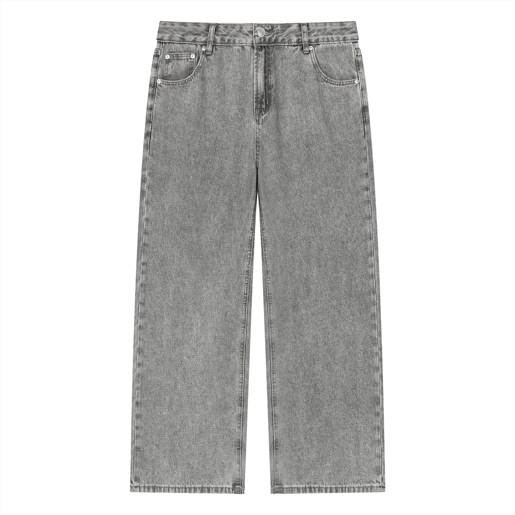 Smeristik Relaxed Vintage Wash Straight Leg Jeans Unisex