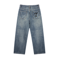 Smeristik Vintage Wash Straight Leg Denim Jeans