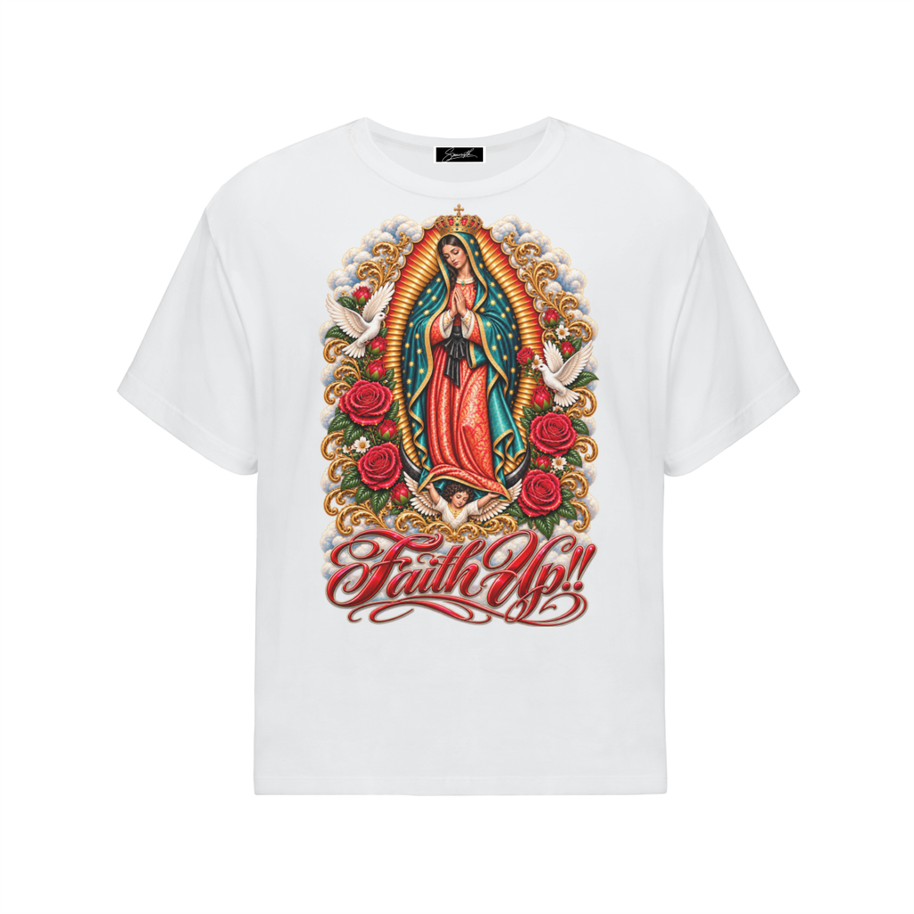 Smeristik Faith Up Oversized Graphic Tee