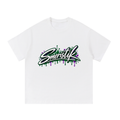 Smeristik Green & Purple Drip Graphic Tee