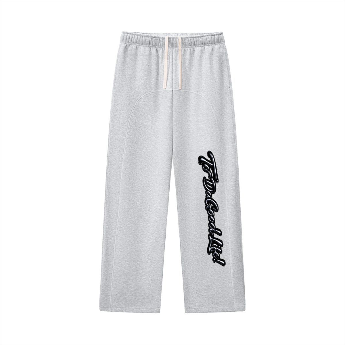 Smeristik To Da Good Life Contrast-Stitch Sweatpants Unisex