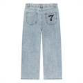 Smeristik Relaxed Vintage Wash Straight Leg Jeans Unisex